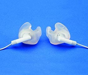 Audio Spec in Heidelberg has custom ear pieces for communication